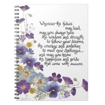 For The Graduate Notebook by SimoneSheppardDesign at Zazzle