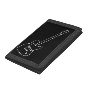 for the guitar player tri-fold wallet