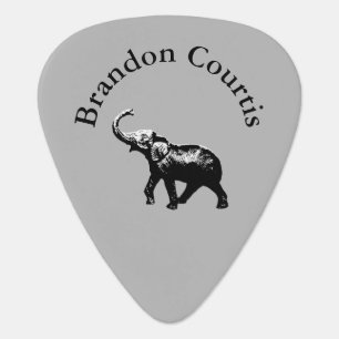 for the guitarist , wild & cool , black elephant guitar pick