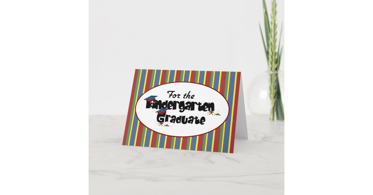 Download For the Kindergarten Graduate Congratulations Card ...