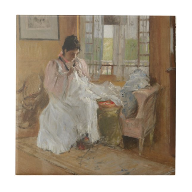 For the Little One | c.1896 Ceramic Tile (Front)