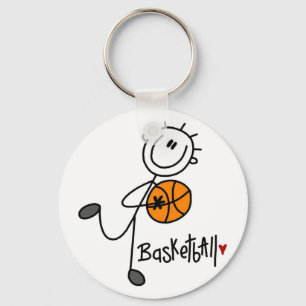 For the Love of Basketball Tshirts and Gifts Keychain