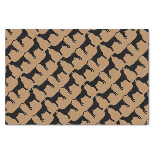 For The Love of Black Lab Dogs Tissue Paper