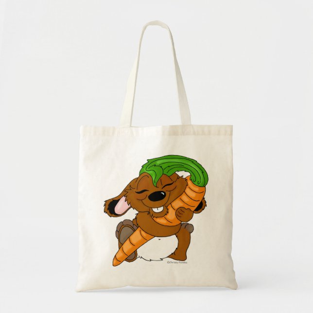 "For the Love of Carrot" Tote Bag (Front)