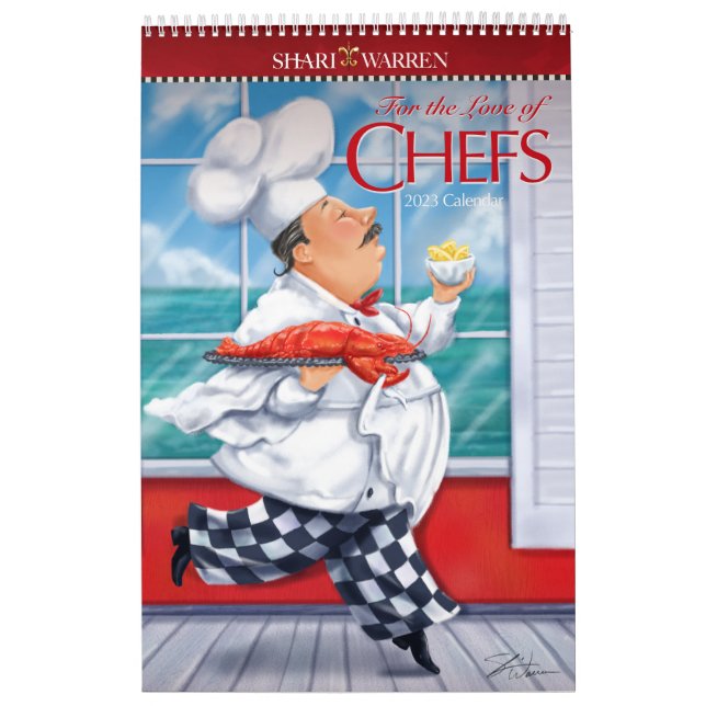 For the Love of CHEFS Calendar  2023 (Cover)