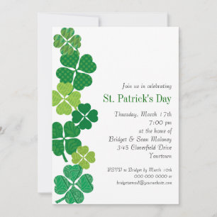 For the Love of Clover Invitation