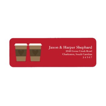 For The Love Of Coffee Label by cranberrydesign at Zazzle