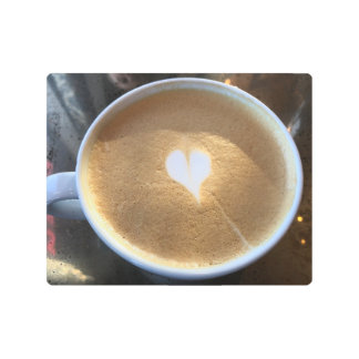 For the Love of Coffee metal wall art