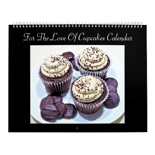 For The Love Of Cupcakes Calendar