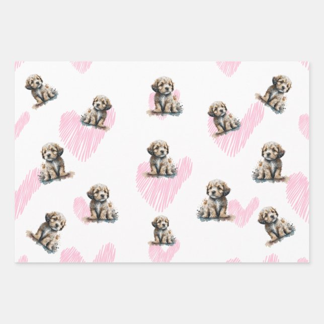 For the Love of Dogs Wrapping Paper Sheets (Front 3)