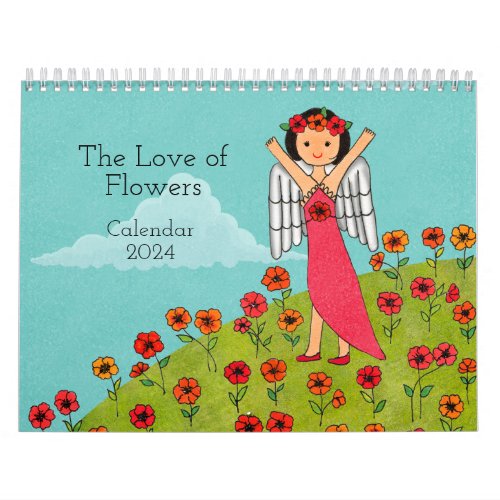 For the Love of Flowers 2024 Calendar