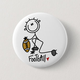 For the Love of Football Tshirts and Gifts Pinback Button