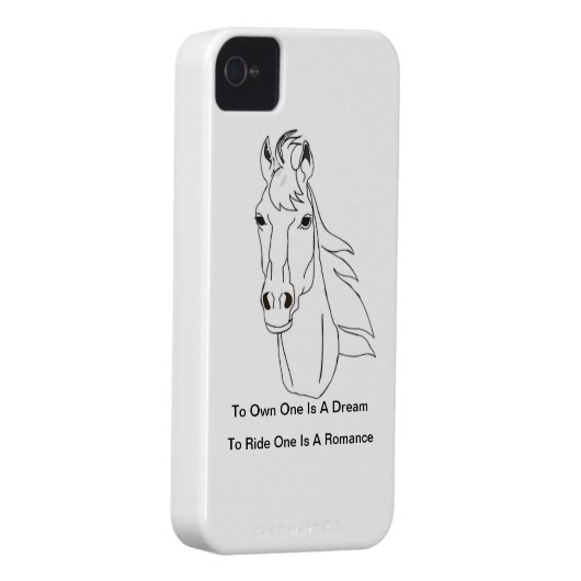 For The Love Of Horses Case-Mate iPhone Case (Back/Right)