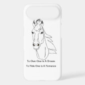 For The Love Of Horses Case-Mate iPhone Case (Back)