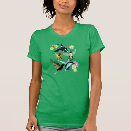 For The Love Of Hummingbirds T_Shirt