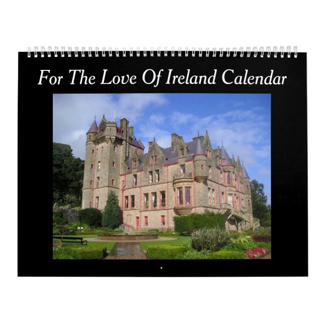 For The Love Of Ireland Calendar (Cover)