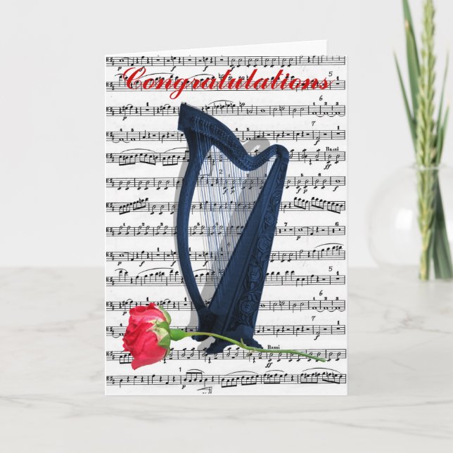 For the love of Music... Card (Front)