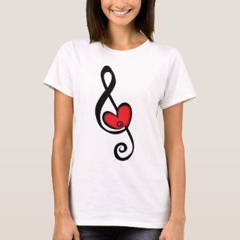 For The Love Of Music T-shirt by Letter_Art at Zazzle