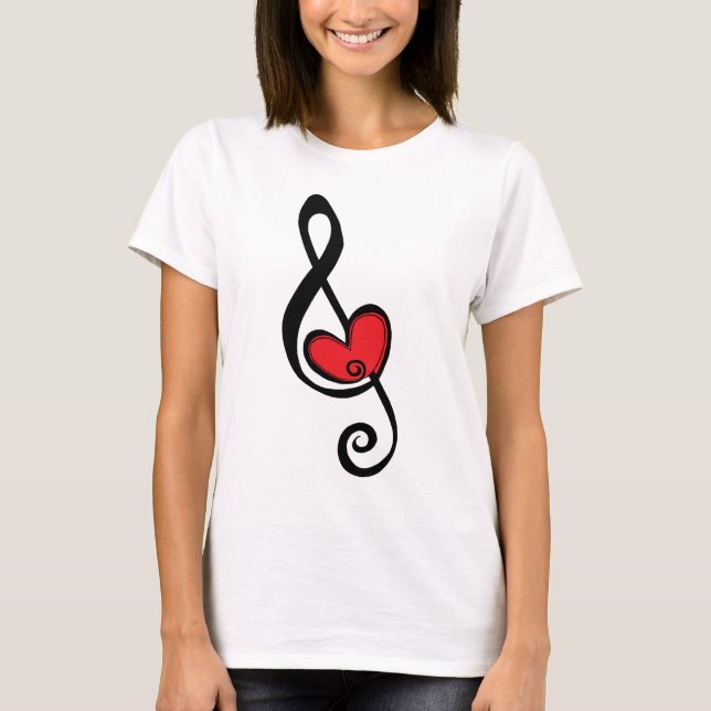 For The Love Of Music T-Shirt (Front)