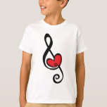 For The Love Of Music T-shirt at Zazzle