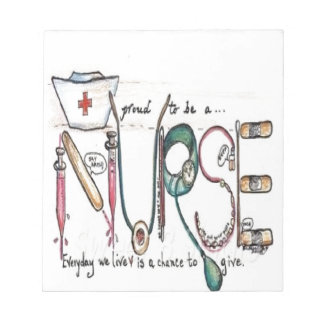 FOR THE LOVE OF NURSING NOTEPAD