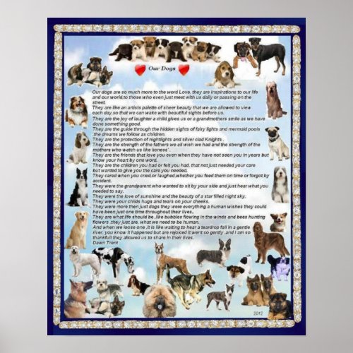 For The Love of Our Dogs Poster