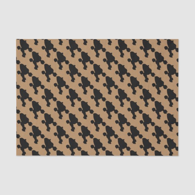 For The Love of Poodle Dogs Tissue Paper (Front)