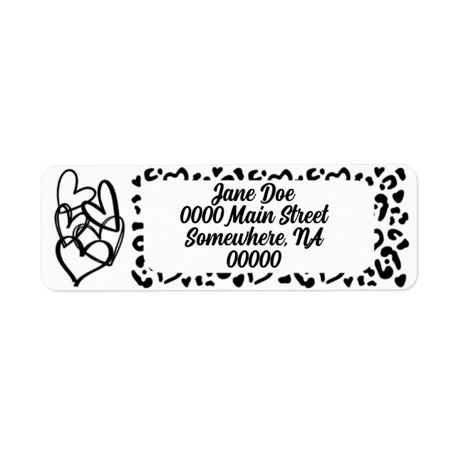 For the love of prints label (Front)
