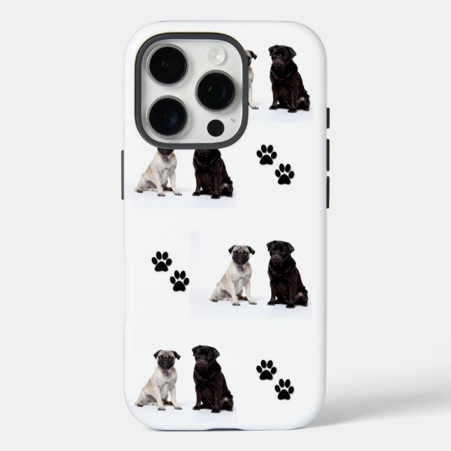 For the Love of Pugs Case-Mate iPhone Case (Back)