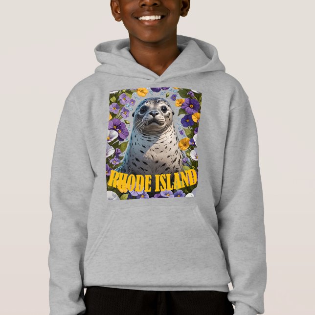 For The Love Of Rhode Island Hoodie (Front)