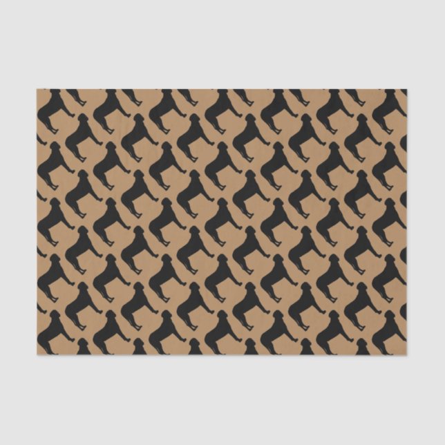 For The Love of Rhodesian Ridgeback Dogs Tissue Paper (Front)