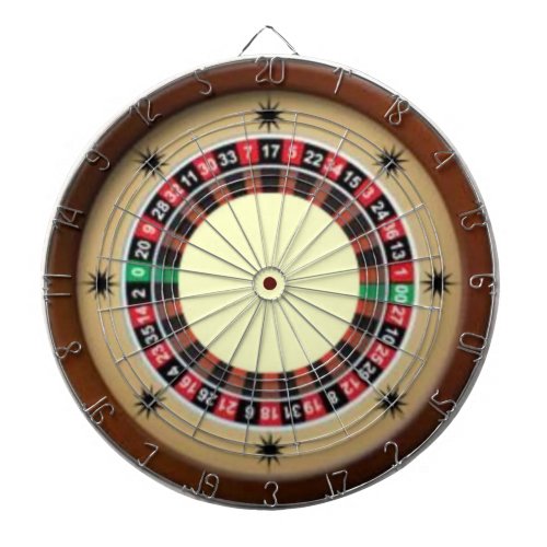 For The Love of Roulette Dart Board