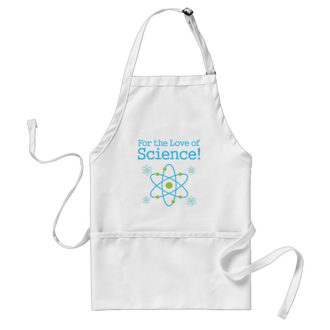 For The Love Of Science Atom Adult Apron (Front)