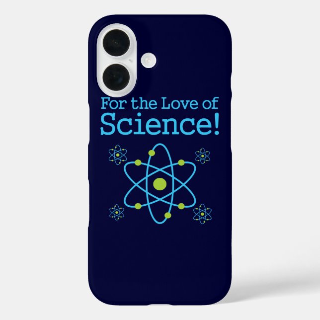 For The Love Of Science Atom iPhone Case (Back)