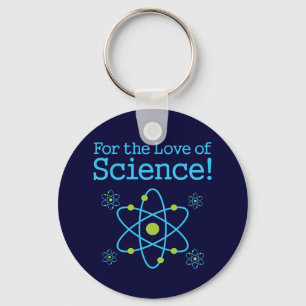 For The Love Of Science Atom Keychain