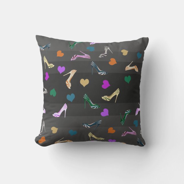 For the Love of Shoes Pillows (Front)