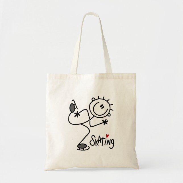 For the Love of Skating Tshirts and Gifts Tote Bag (Front)