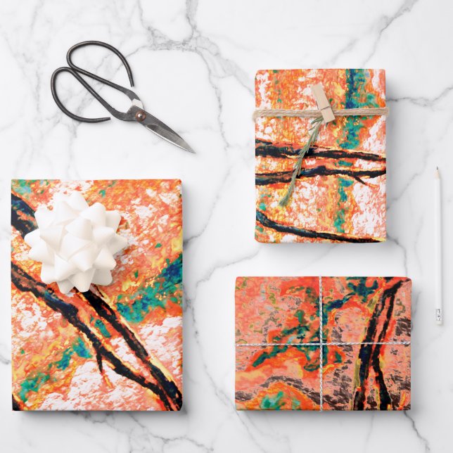 For the love of Summertime Wrapping Paper Sheets (Front)