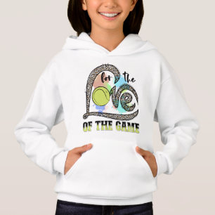 For The Love Of The Game Tennis, Tennis Gift Hoodie