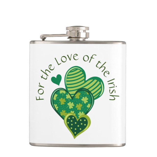 For the Love of The Irish Flask (Front)
