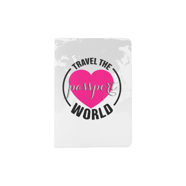For the love of travel. passport holder (Front)
