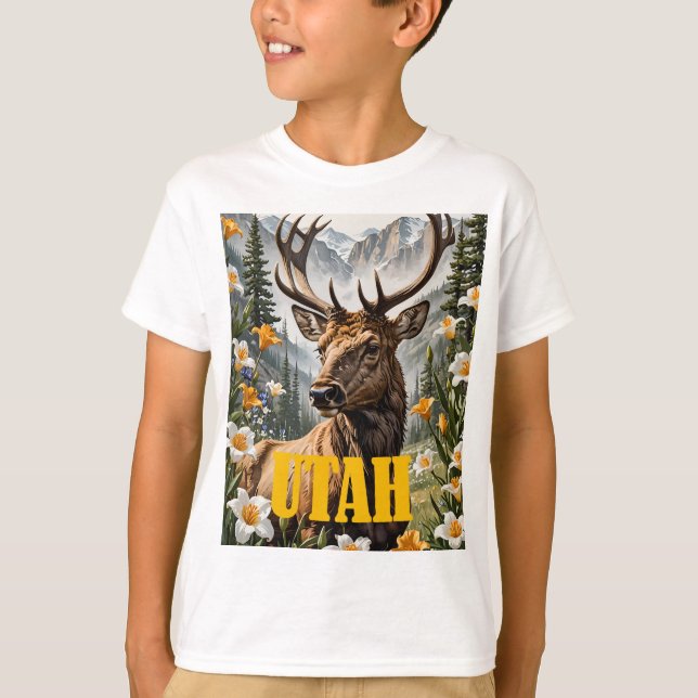 For The Love Of Utah T-Shirt (Front)