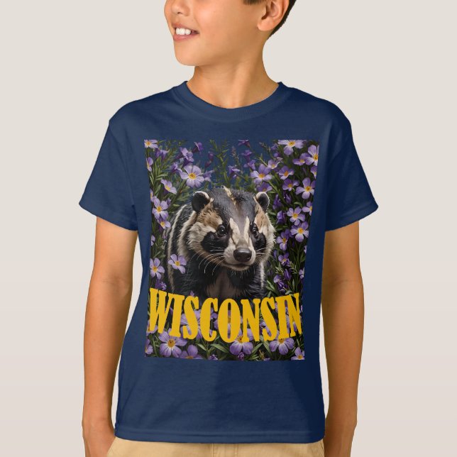 For The Love Of Wisconsin T-Shirt (Front)