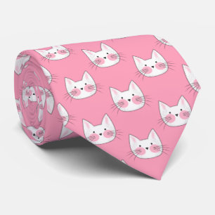 For the Man Who Loves Cats Funny Kitten Faces Neck Tie