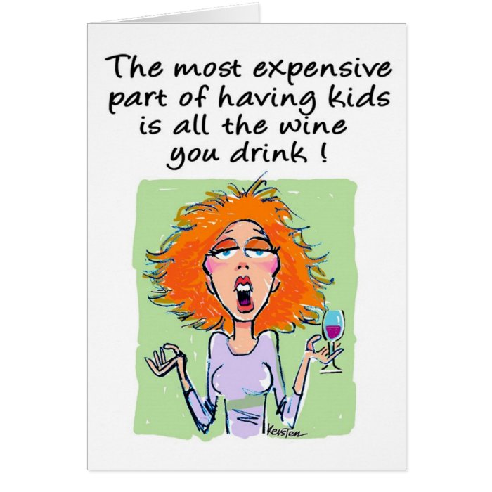 For The Moms   The Most Expensive Things About Kid Card