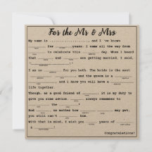 For the Mr & Mrs M Guest libs