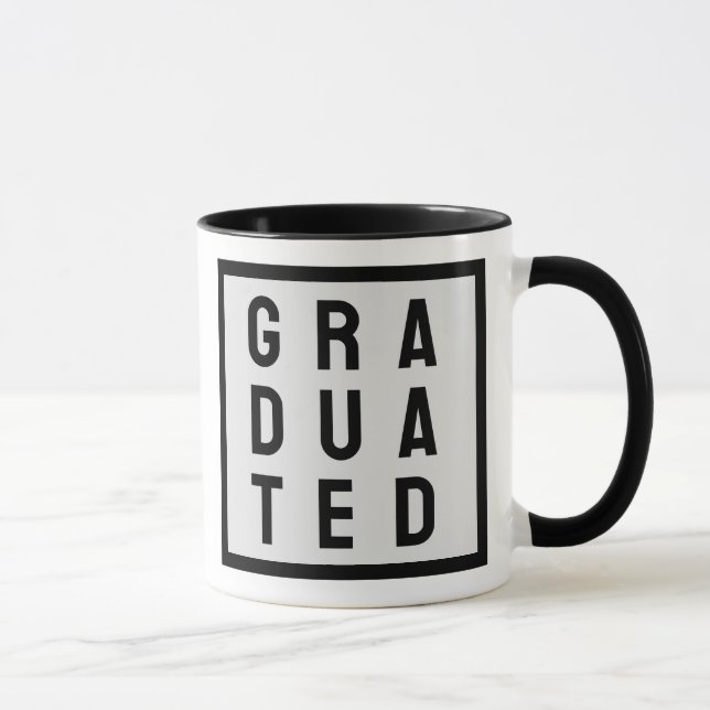 For the Newly Graduated. Graduation Gift Mug (Right)