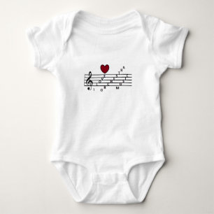 For the orchistra music lover baby bodysuit