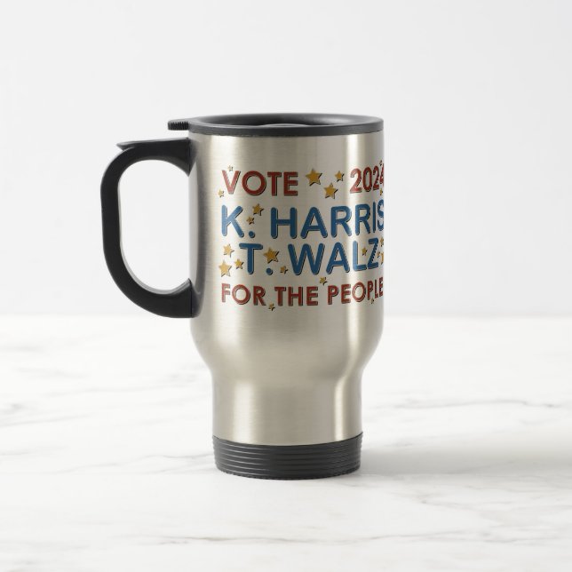 FOR THE PEOPLE! TRAVEL MUG (Left)