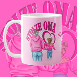 For the proud Grandma motif Grandma with granddaug Coffee Mug